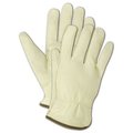 Magid RoadMaster Unlined Grain Leather Drivers Gloves  Keystone Thumb, L, 12PK TB550E-L